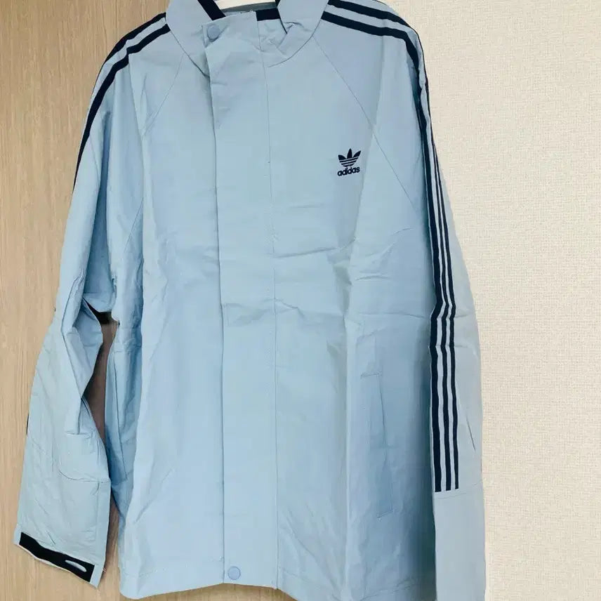 [BUNJANG] Adidas Three-Stripe Windbreaker Blue Jacket / 아디다스 바람막이 점퍼 새상품