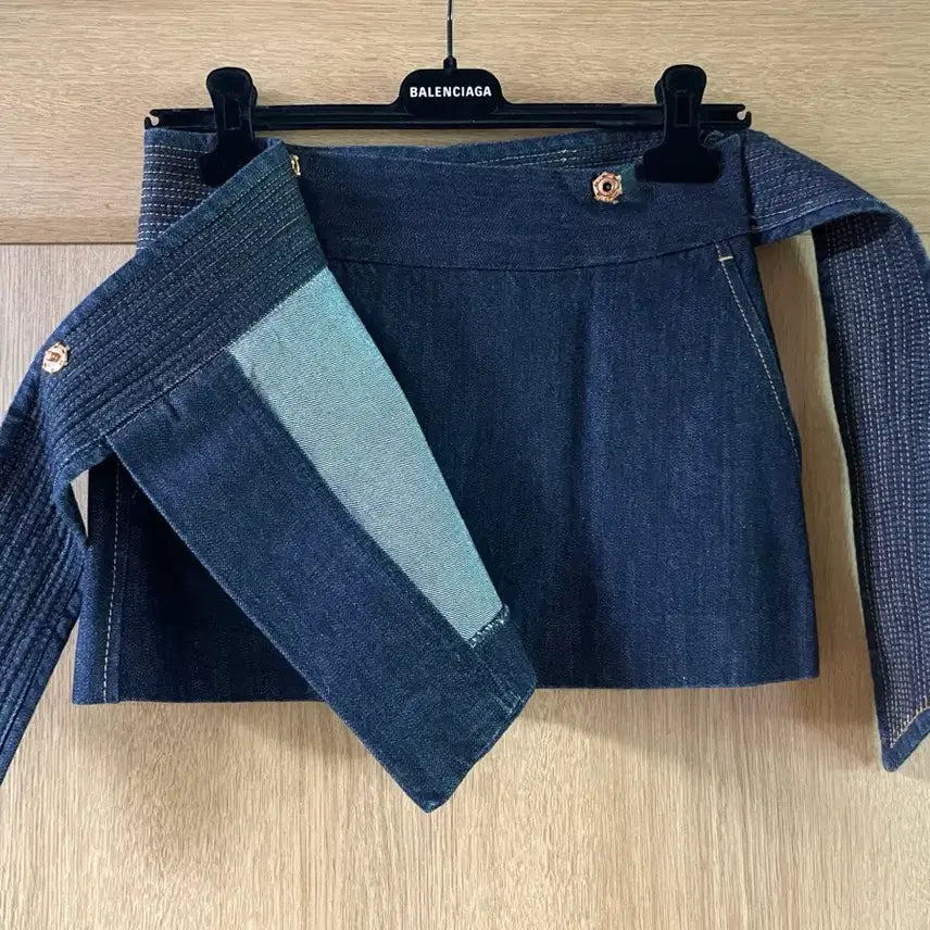 [BUNJANG] Isabel Marant Etoile Denim Wrap Skirt / 이자벨마랑 에뜨왈 데님랩스커트