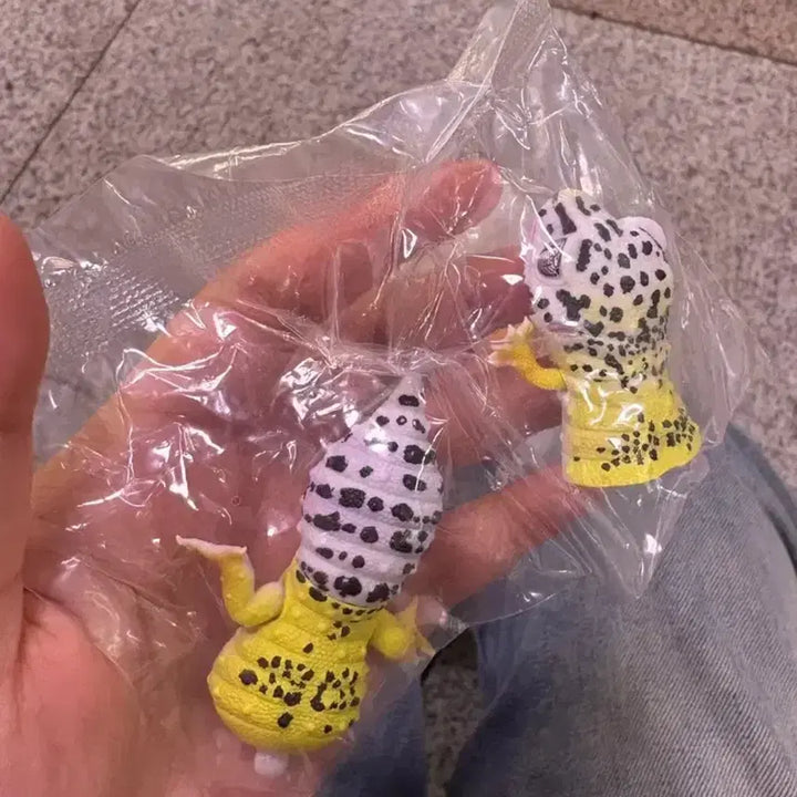 [BUNJANG] Bandai Leopard Gecko Figure / 반다이 생물대도감 레오파드 게코 도마뱀 피규어 가챠 미개봉