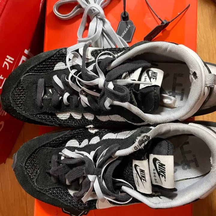 [BUNJANG] Sakai Vapor Waffle Black Sneakers / 사카이 베이퍼 와풀 블랙 280