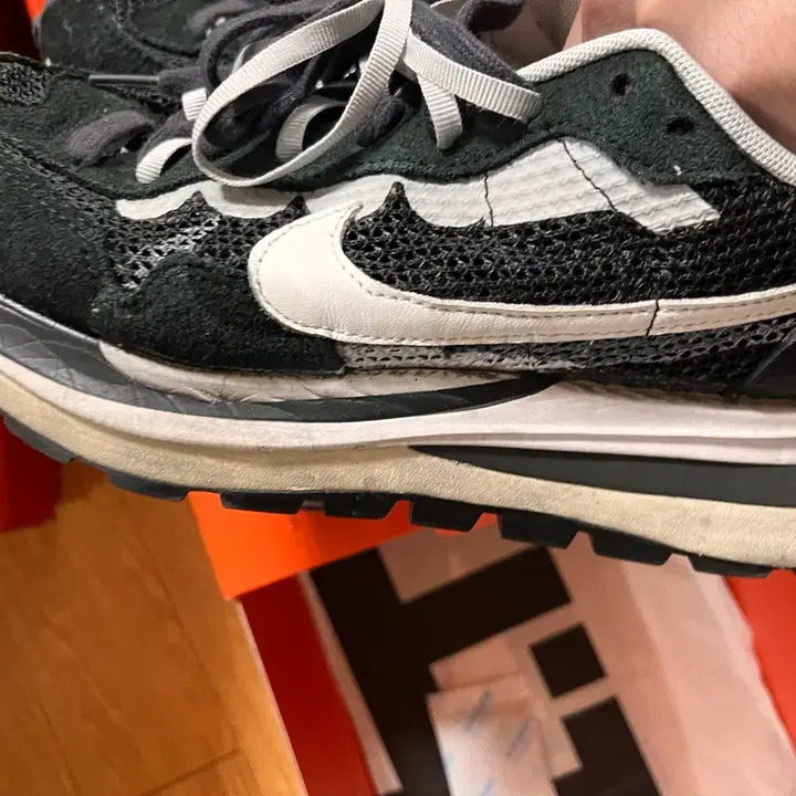 [BUNJANG] Sakai Vapor Waffle Black Sneakers / 사카이 베이퍼 와풀 블랙 280