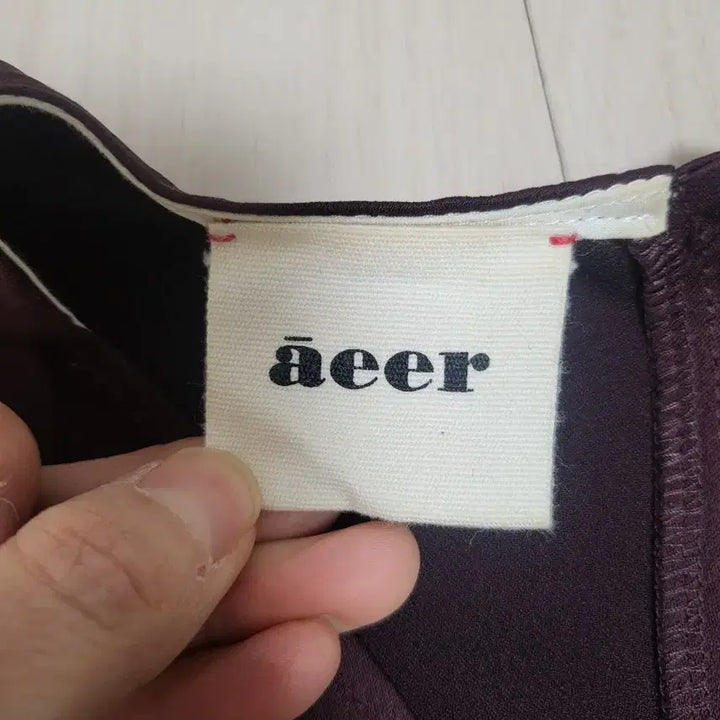 [BUNJANG] aeer Burgundy Blouse / 아에르 aeer 블라우스