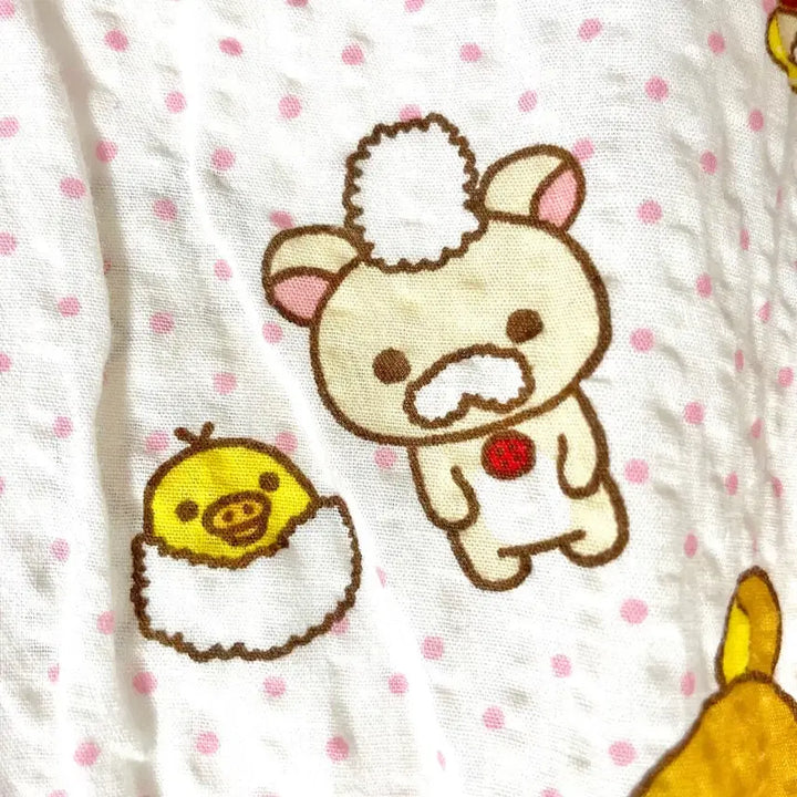 [BUNJANG] Rilakkuma Usagi Korilakkuma Pink Dot Pajamas / rilakkuma 우사기코리락쿠마 반팔 파자마 코리락쿠마 잠옷 갸루