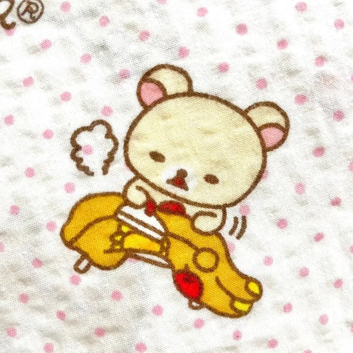 [BUNJANG] Rilakkuma Usagi Korilakkuma Pink Dot Pajamas / rilakkuma 우사기코리락쿠마 반팔 파자마 코리락쿠마 잠옷 갸루