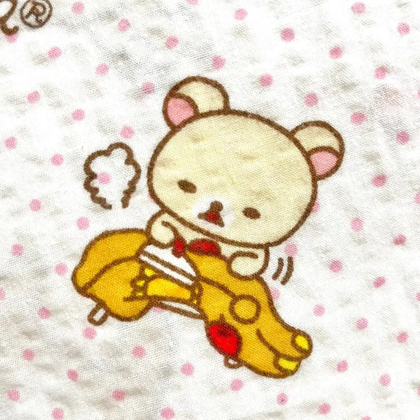 [BUNJANG] Rilakkuma Usagi Korilakkuma Pink Dot Pajamas / rilakkuma 우사기코리락쿠마 반팔 파자마 코리락쿠마 잠옷 갸루