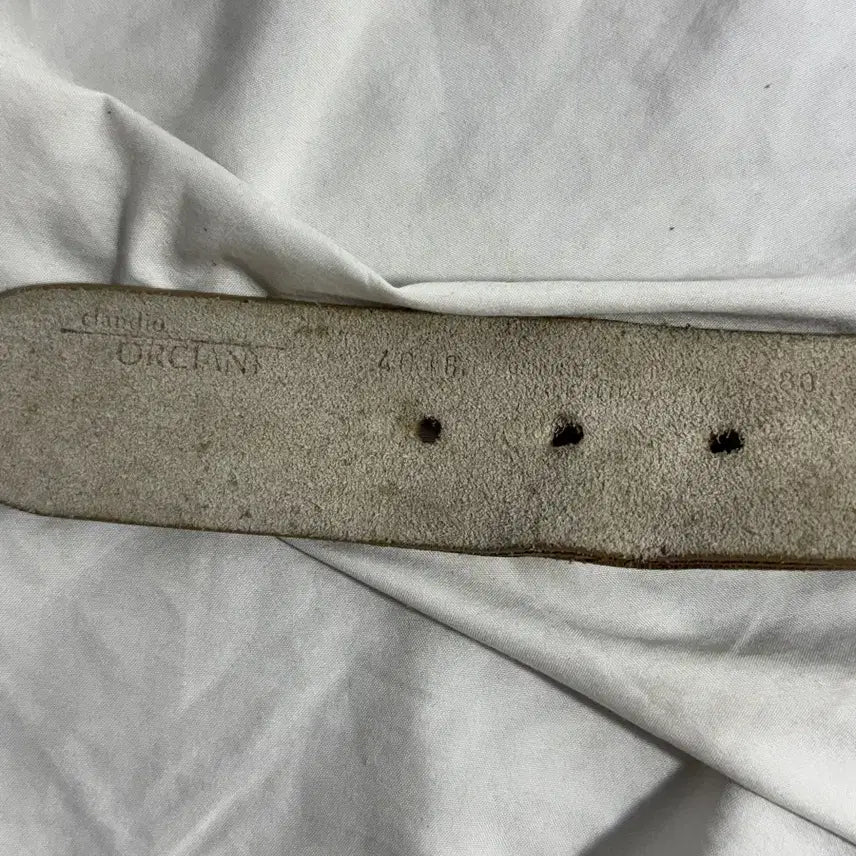 [BUNJANG] Orciani Crocodile Leather Belt / Orciani 크로커다일 레더 벨트