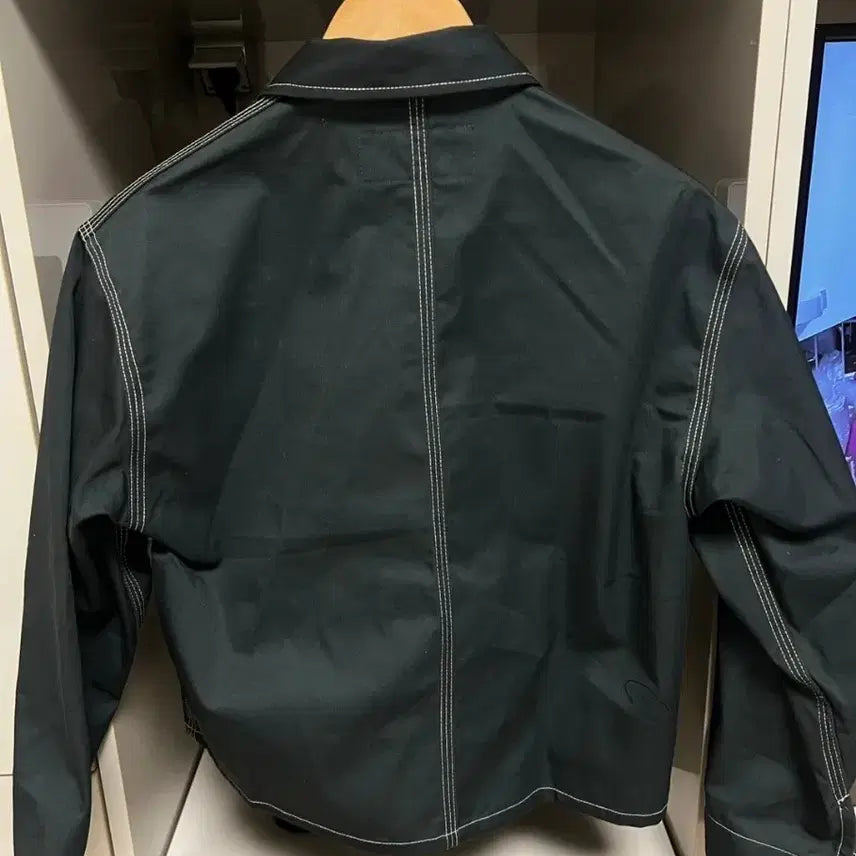 [BUNJANG] Universal Overall Short Coverall Trucker Jacket / 유니버셜 오버롤 숏커버올 트러커자켓
