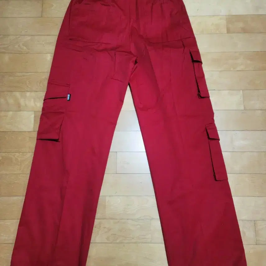 [BUNJANG] ESC Studio 3-Pocket Cargo Pants Red / ESC STUDIO 3포켓 카고 팬츠 레드 / OS