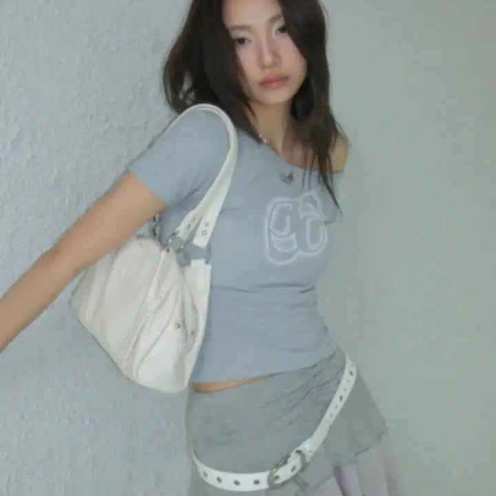 [BUNJANG] Auzon Bonita Bag White Shoulder Bag / 애즈온 보니타백 화이트
