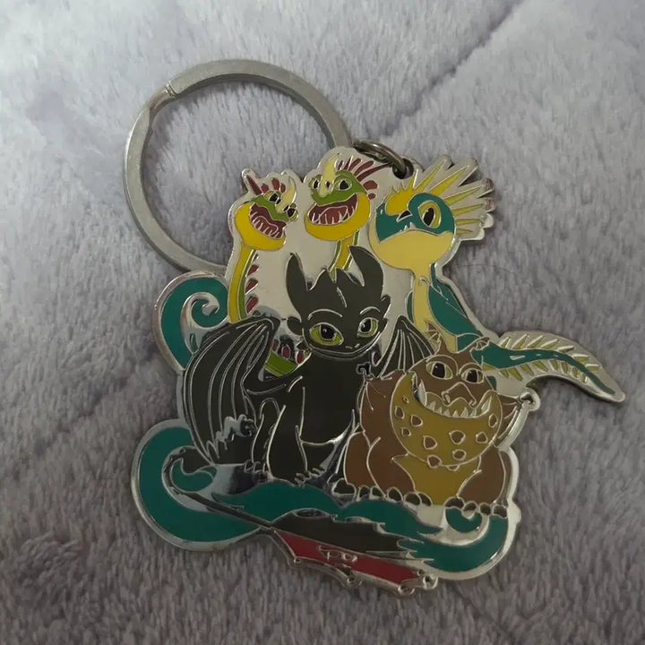 [BUNJANG] How to Train Your Dragon Toothless Metal Keyring / 투슬리스 드래곤길들이기 메탈 금속 키링