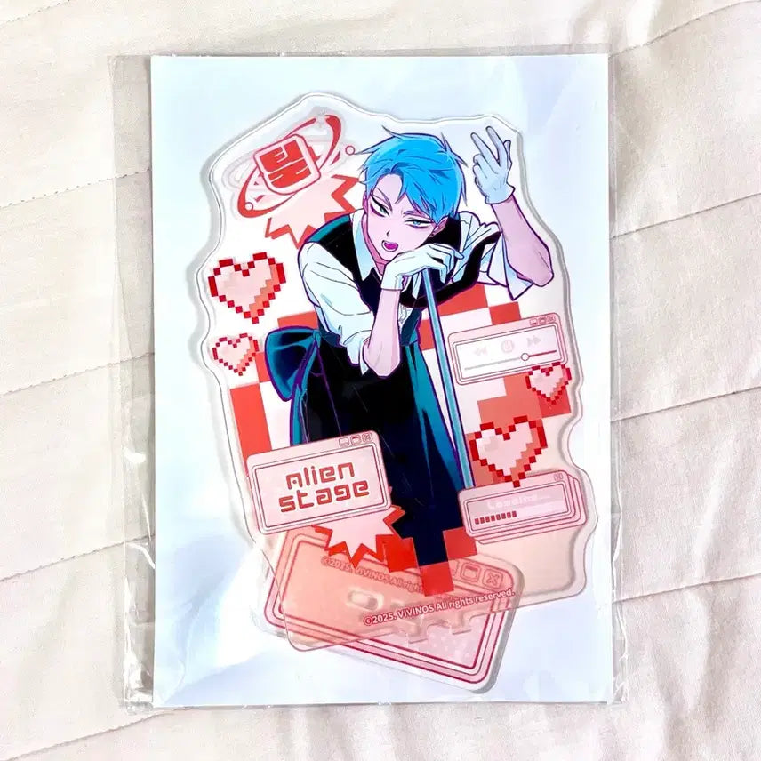 [BUNJANG] Alien Stage Ace Made Collaboration Cafe Teal Acrylic Stand / 에일리언 스테이지 에이스테 메이드 콜라보 카페 틸 아크릴 스탠드 양도