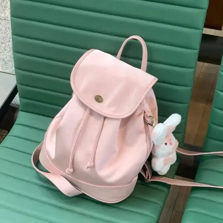 [BUNJANG] Olive Backpack Baby Pink / 올리베 백팩 베이비핑크 스나계 걸리