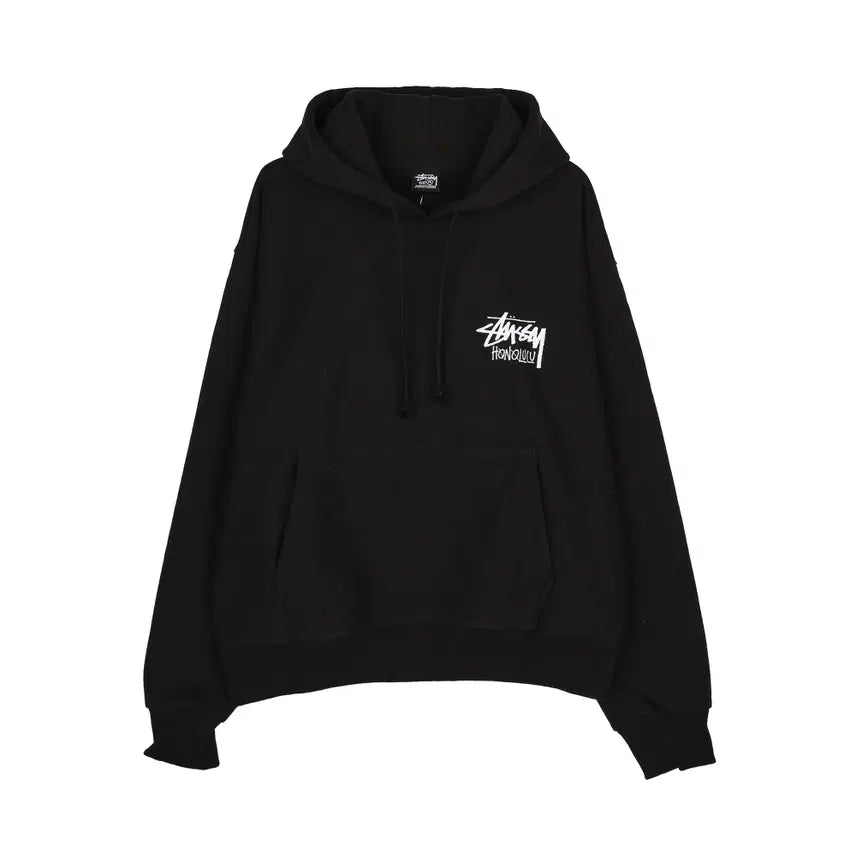 [BUNJANG] Stussy Honolulu Hoodie Black / [M] 스투시 스탁 호놀룰루 후드 블랙