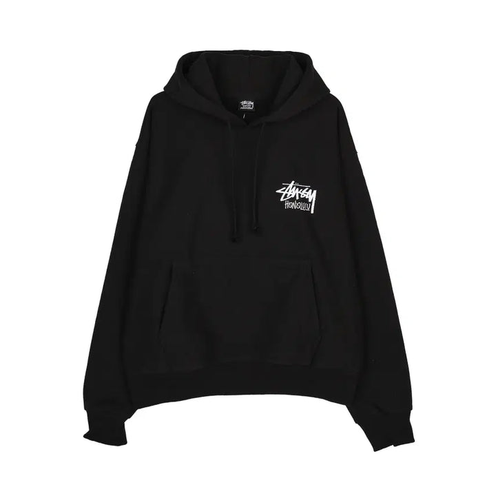 [BUNJANG] Stussy Honolulu Hoodie Black / [M] 스투시 스탁 호놀룰루 후드 블랙