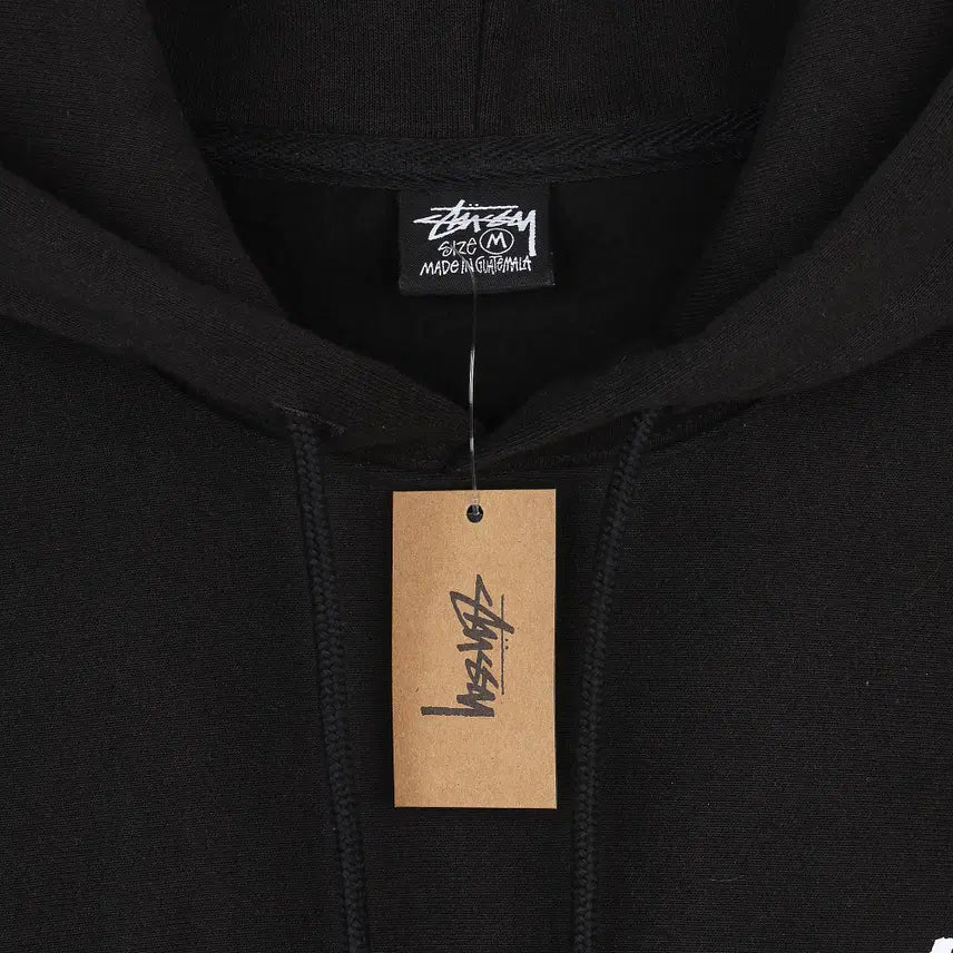 [BUNJANG] Stussy Honolulu Hoodie Black / [M] 스투시 스탁 호놀룰루 후드 블랙
