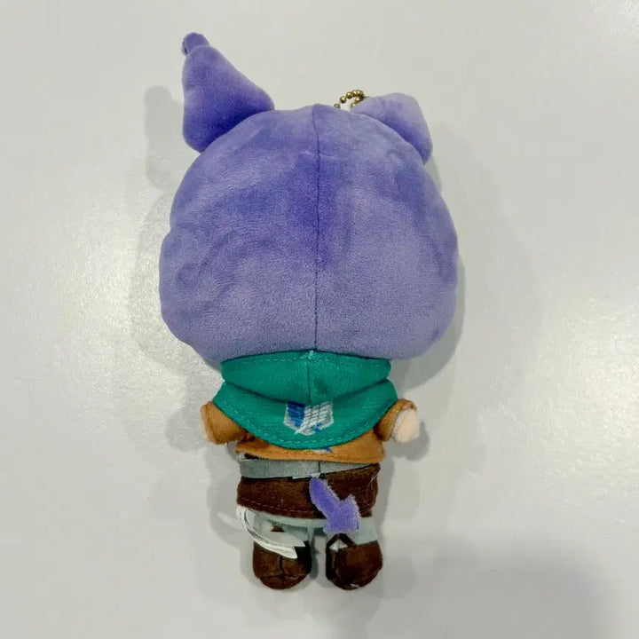 [BUNJANG] Attack on Titan Mikasa Ackerman Sanrio Kuromi Mascot Plush / 진격의거인 미카사 아커만 산리오콜라보 쿠로미 마스코트사이즈 누이