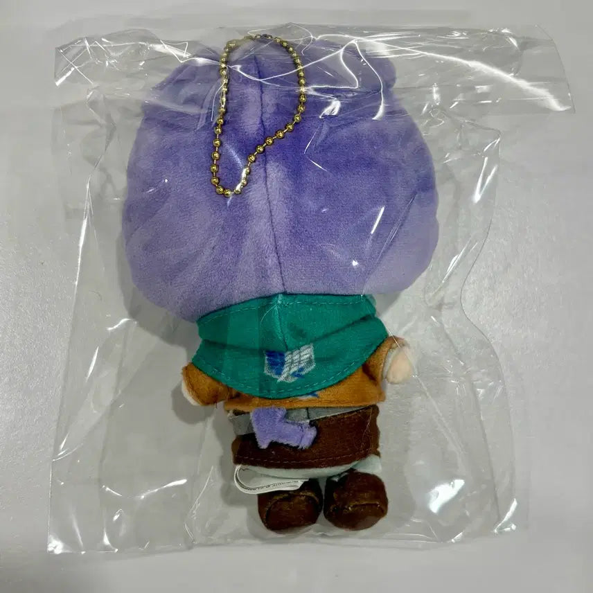 [BUNJANG] Attack on Titan Mikasa Ackerman Sanrio Kuromi Mascot Plush / 진격의거인 미카사 아커만 산리오콜라보 쿠로미 마스코트사이즈 누이