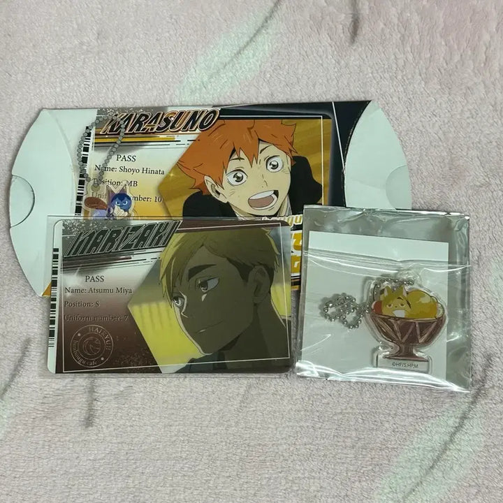 [BUNJANG] Haikyuu Miya Atsumu Acrylic Keyring / 하이큐 미야 아츠무 통행증 출입증 카드 파르페 동물 아크릴 키링