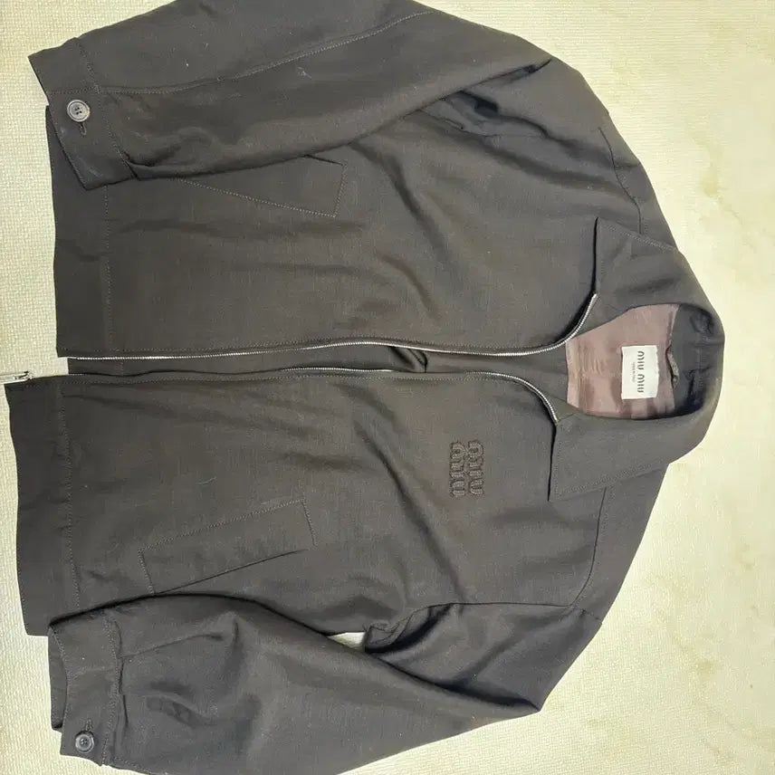[SOLD OUT] 미우미우 블루종 모헤어 자켓 38 정가 425만원정품 급처 쿨거래 에눌