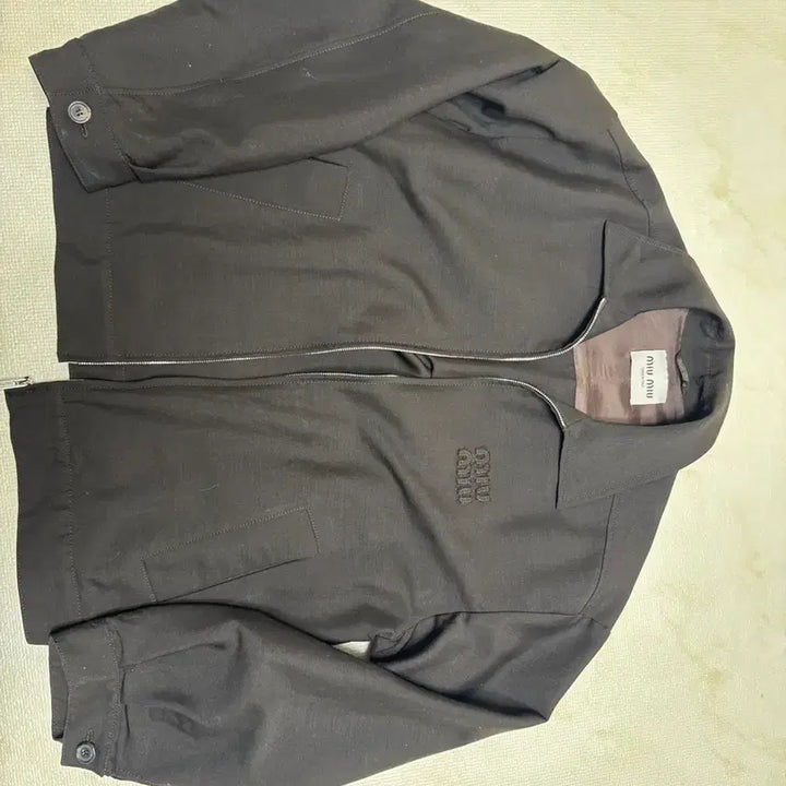 [SOLD OUT] 미우미우 블루종 모헤어 자켓 38 정가 425만원정품 급처 쿨거래 에눌