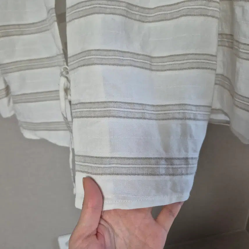 [BUNJANG] Mutoffice Linen Ribbon Cardigan / 프리)Mutoffice 무트오피스 린넨 리본 가디건