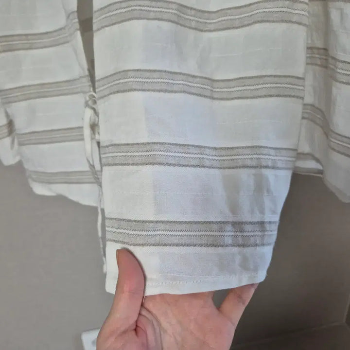 [BUNJANG] Mutoffice Linen Ribbon Cardigan / 프리)Mutoffice 무트오피스 린넨 리본 가디건