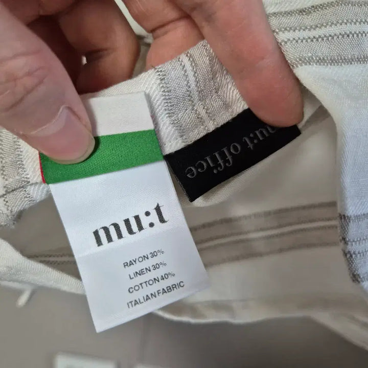 [BUNJANG] Mutoffice Linen Ribbon Cardigan / 프리)Mutoffice 무트오피스 린넨 리본 가디건