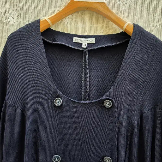 [BUNJANG] Emporio Armani 90s Rayon Acetate Double-Breasted Coat / 90s 엠포리오 아르마니 (made in italy)