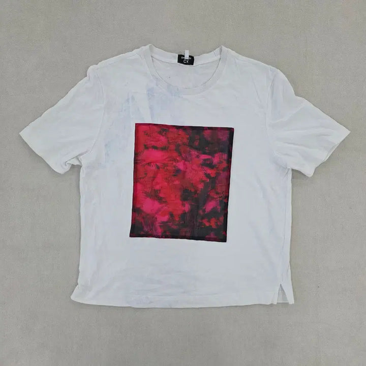 [BUNJANG] Calvin Klein Graphic Short Sleeve T-shirt / [M] 캘빈클라인 그래픽 반팔티 0220J