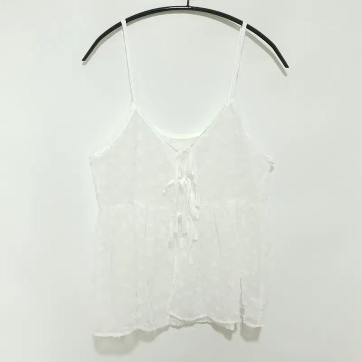 [BUNJANG] Sleeveless Layered Bustier Top / 시스루 레이어드 뷔스티에 F_S0328