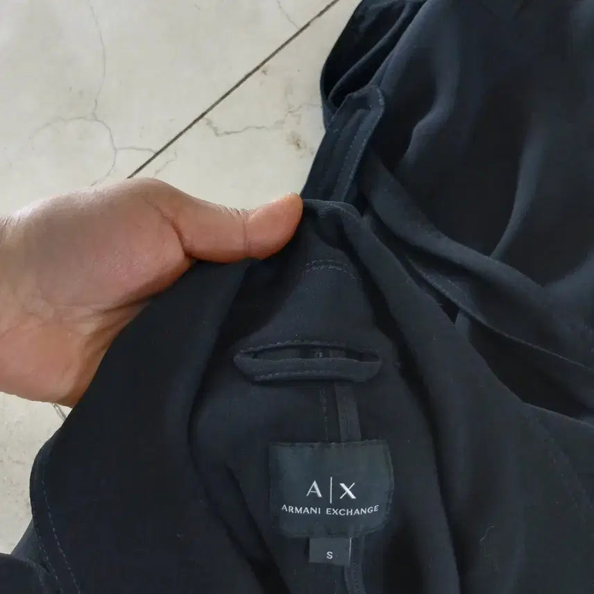 [BUNJANG] Armani Belted Long Jacket / 아르마니 벨티드 롱자켓 55