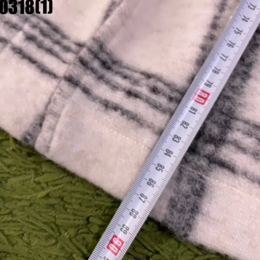 [BUNJANG] Mac &amp; Co Hooded Long Check Coat / 이태리 맥앤코 후드 롱 코트 S