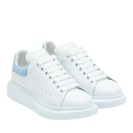 [BUNJANG] Alexander McQueen Oversized Leather Sneakers / [새상품] 알렉산더맥퀸 스니커즈 화이트/블루37