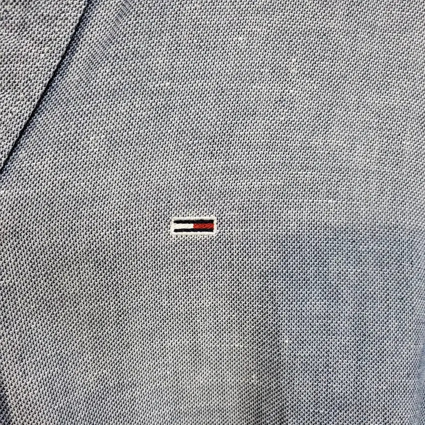 [BUNJANG] Tommy Hilfiger Linen Long Shirt Dress (S) / 타미힐피거 헨리넥 린넨  롱 셔츠 원피스  s