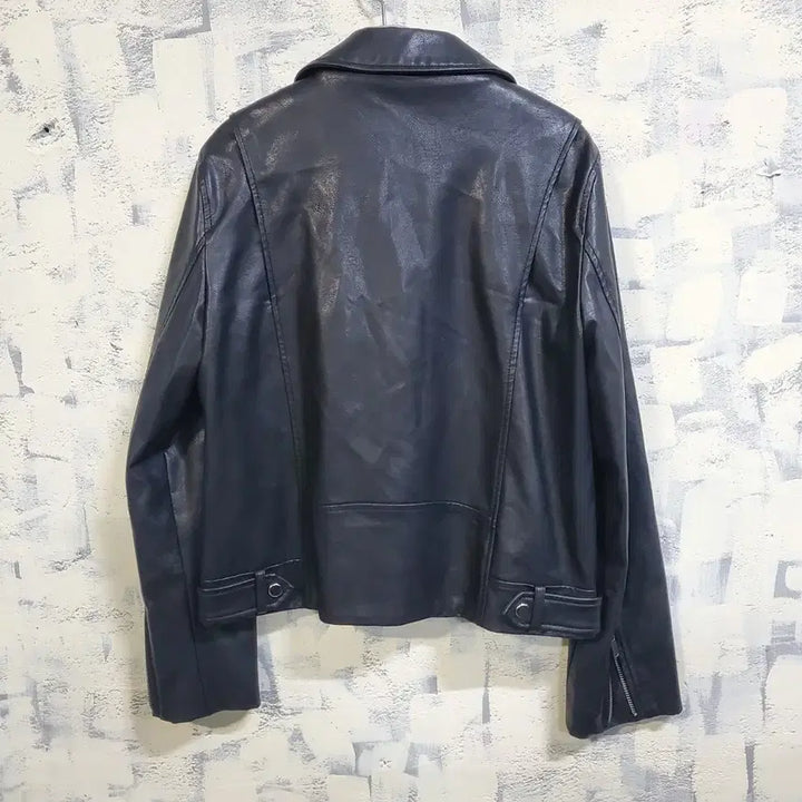 [BUNJANG] Roem Black Leather Rider Jacket (Size 88) / 로엠 블랙 레더 라이더 자켓 88