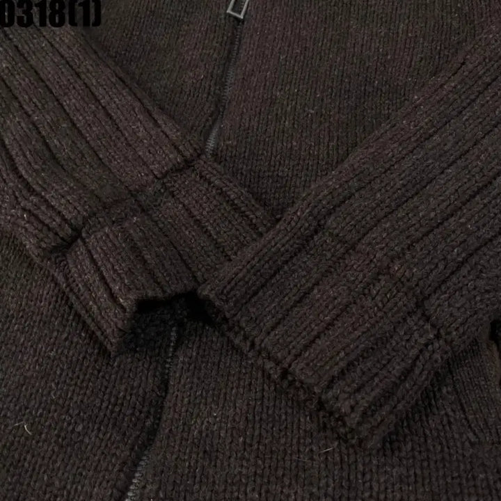 [SOLD OUT] 리버튼 브라운 니트 집업 가디건 M