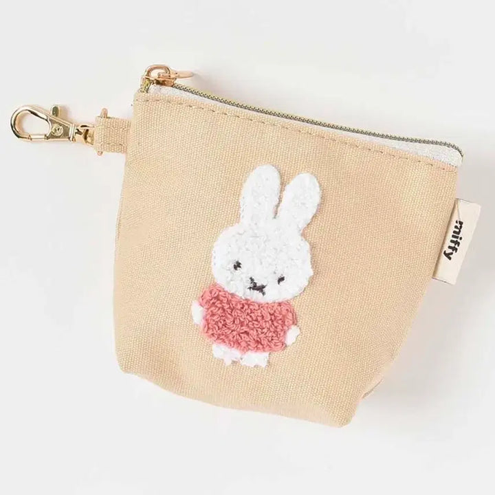 [BUNJANG] Miffy Wool Pouch Keychain / 일본정품!! 미피 털실 파우치 키링