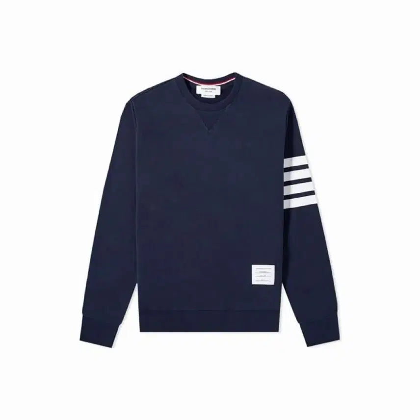 [BUNJANG] Thom Browne Navy 3-Stripe Sweatshirt / 톰브라운 네이비 삼선 맨투맨 4사이즈