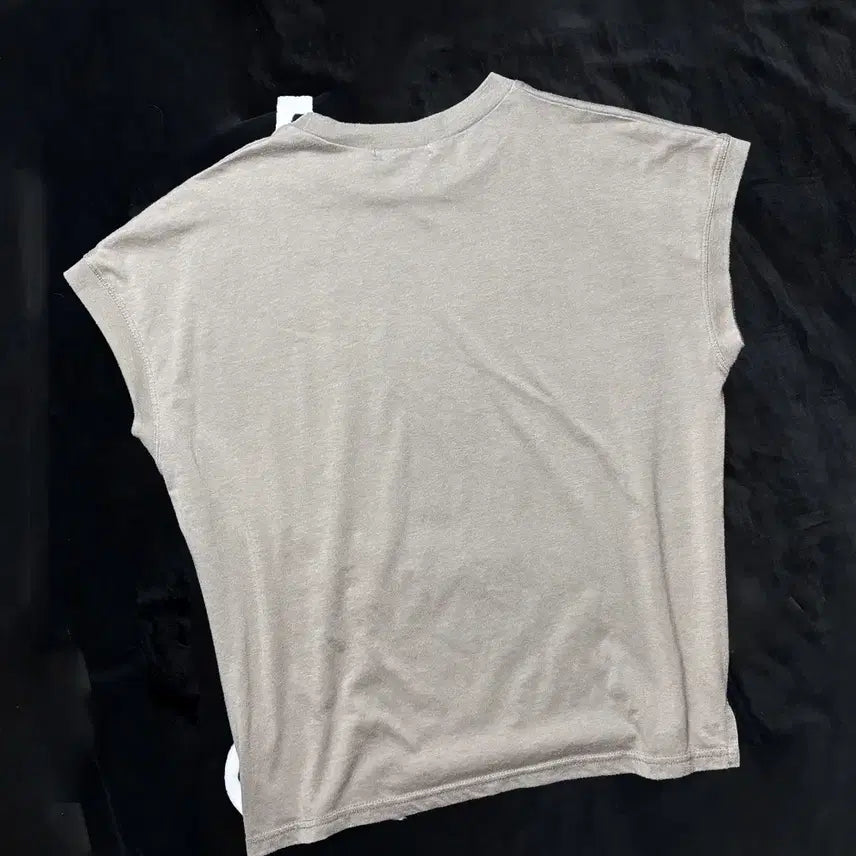 [BUNJANG] Vintage Brown Sleeveless T-shirt / 일본빈티지 브라운 나시형 티셔츠