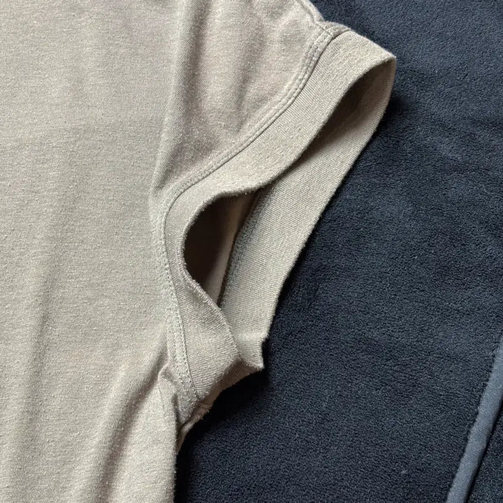 [BUNJANG] Vintage Brown Sleeveless T-shirt / 일본빈티지 브라운 나시형 티셔츠