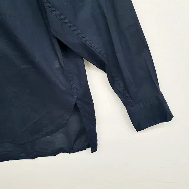 [BUNJANG] Earth Music Ecology Oversized Shirt Navy / Earth Music Ecology 오버핏 셔츠 네이비