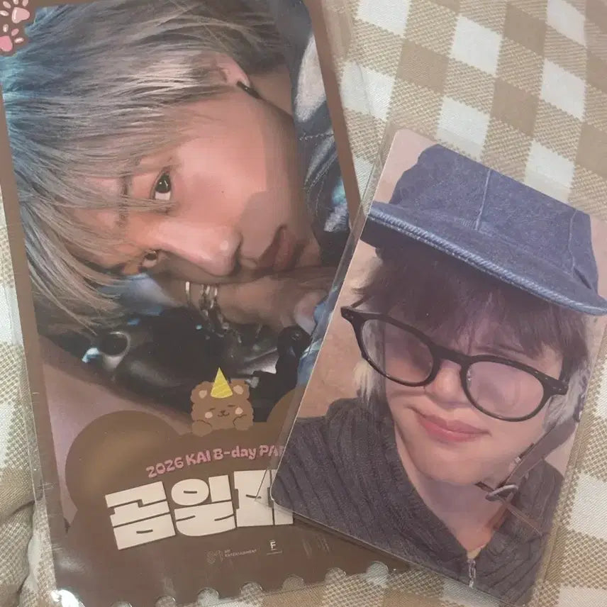 [BUNJANG] Kai Gompa Photocard / Admission Ticket / 카이 곰파 포카 / 입장티켓