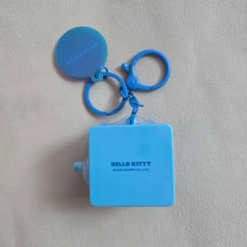 [BUNJANG] Hello Kitty Blue Screen Roller Keychain / 헬로키티 블루 스크린 롤러 키링