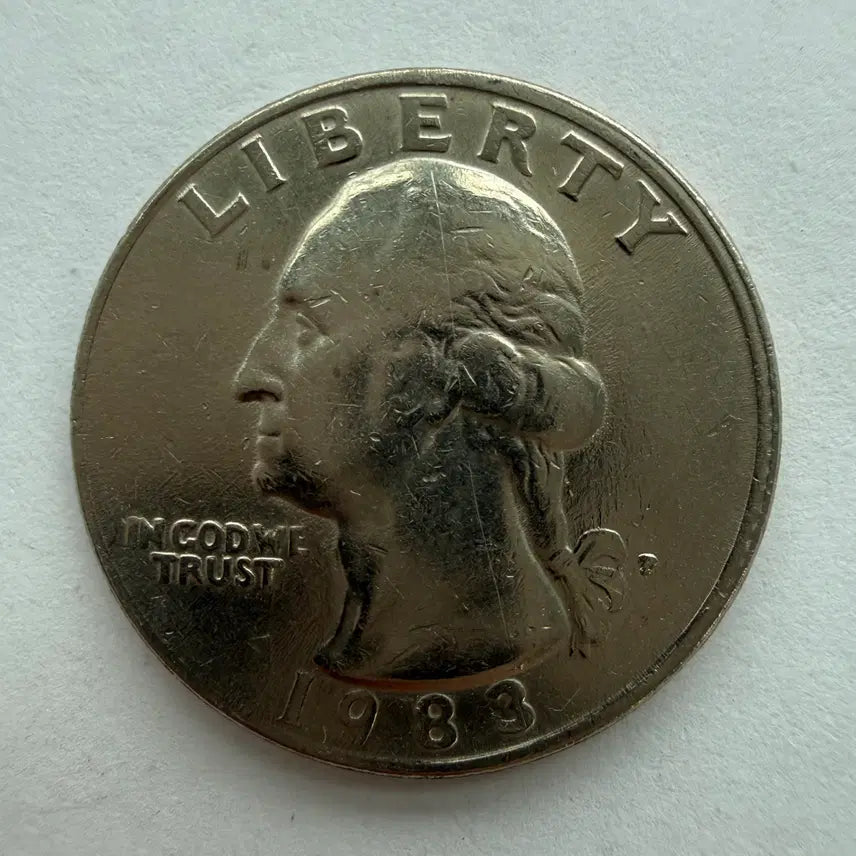[BUNJANG] 1983 United States Quarter Dollar Coin / 1983년 미국 쿼터달러 동전 S1017