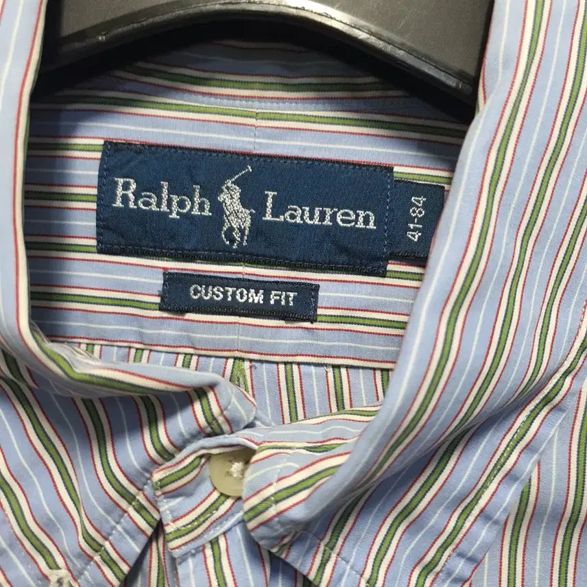 [BUNJANG] Polo Ralph Lauren Custom Fit Striped Shirt / 폴로 랄프로렌 커스텀핏 스트라이프 셔츠 남방 41