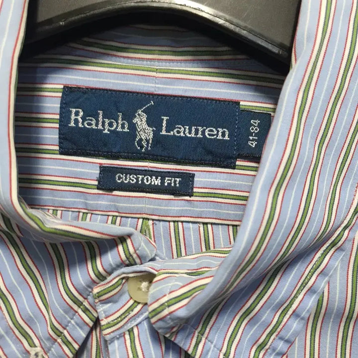 [BUNJANG] Polo Ralph Lauren Custom Fit Striped Shirt / 폴로 랄프로렌 커스텀핏 스트라이프 셔츠 남방 41