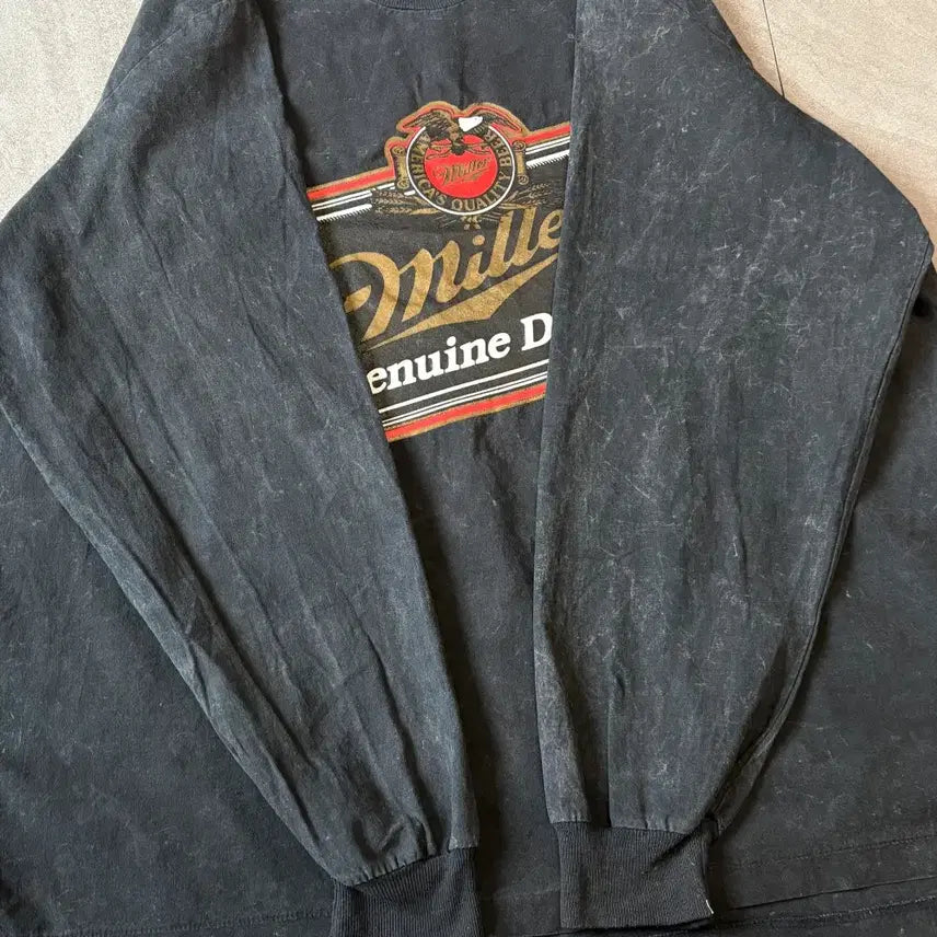 [BUNJANG] Miller Black Long Sleeve Shirt / 90s Miller black long sleeves