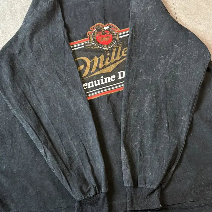 [BUNJANG] Miller Black Long Sleeve Shirt / 90s Miller black long sleeves