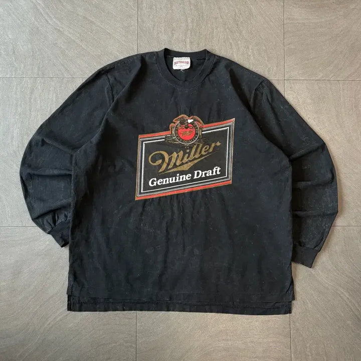 [BUNJANG] Miller Black Long Sleeve Shirt / 90s Miller black long sleeves