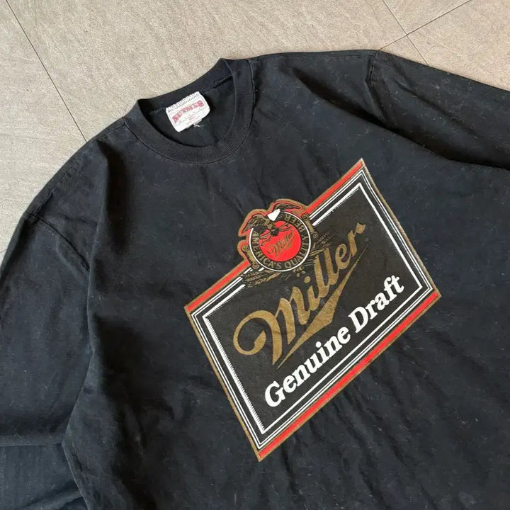 [BUNJANG] Miller Black Long Sleeve Shirt / 90s Miller black long sleeves